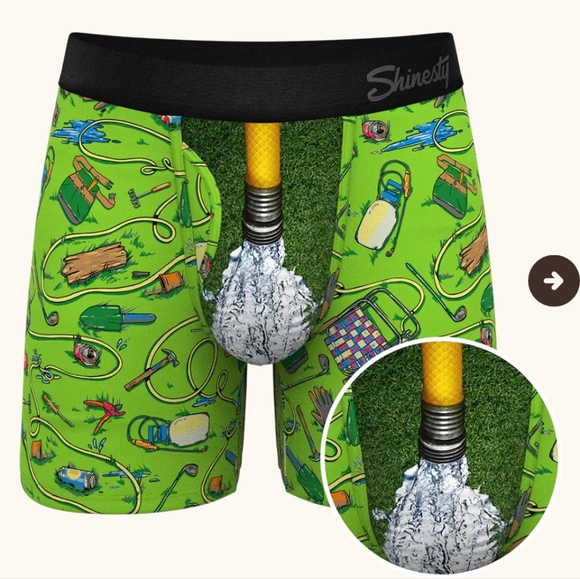 Shinesty Other - The Nice Piece Of Grass Gardening Hose Ball Hammock® Pouch Underwear With Fly